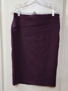 NYCC PURPLE PENCIL SKIRT